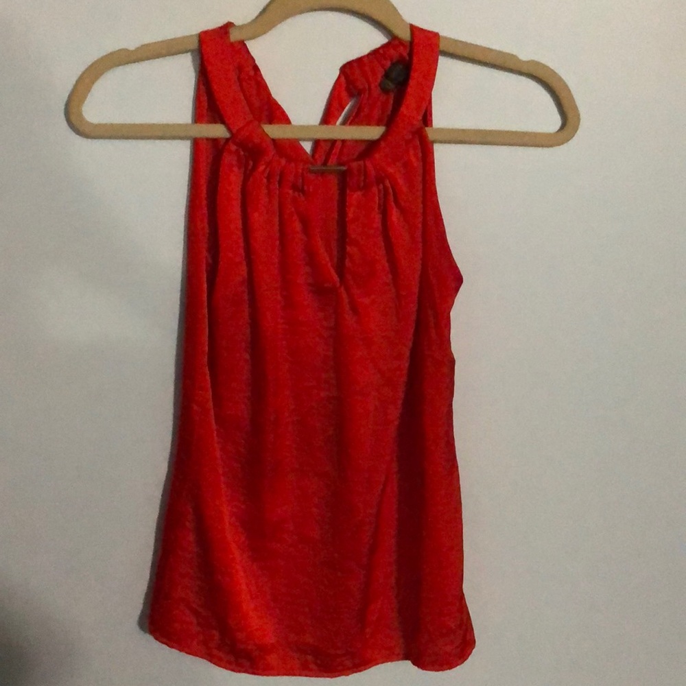 Red blouse